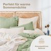 Blumtal Bettwäsche Musselin 100% Baumwolle im Set, Kopfkissenbezug & Deckenbezug, 3 teilig Bild 3