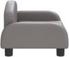 vidaXL Hundebett, Kunstleder, Grau, 50 x 40 x 30 cm Bild 4