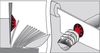 Magnet-Messerabstreifer Messer Schnittgut Abstreifer ZASSENHAUS 2'er Set 071238 Bild 2