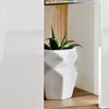 Badezimmer Hochschrank mit LED-Beleuchtung BERMUDA-56 in weiß Hochglanz mit Wotaneiche B/H/T 45/170/33cm Bild 5