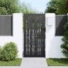 vidaXL Gartentor Schwarz 85 x 200 cm Pulverbeschichteter Stahl 42015873 Bild 3