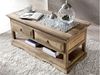 Couchtisch Sheesham 110x50x50 grau geölt LEEDS #44 Bild 3