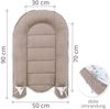 Totsy Baby Kuschelnest Warmes Nestchen Baby 90x50 cm - Kuschelnest Neugeborene Nestchen Bild 2