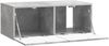 vidaXL Wandmontierter TV-Schrank 78,5 x 41 x 30 cm Betongrau 898858 Bild 2