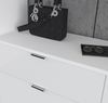 Garderobenschrank mit Spiegel SystemX in weiß Hochglanz 273 x 193 cm Bild 5