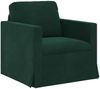vidaXL Sofa Set 2 pcs Dunkelgrün 158 x 78 x 80 cm Samt 3407553 Bild 4