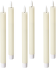 LED Kerzen 6er Set SAPHIR 24 cm Cremeweiß Bild 4