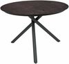 Garten-Sitzgruppe HELGA 05 5-tlg. - Kunststoff, Schwarz | Gartenmöbel-Set Gartengarnitur Garten-Essgruppe mit Stapelstühlen A und Esstisch Bild 2