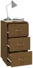 vidaXL Nachttische 2 Stk. Honigbraun 40x40x75 cm Massivholz Kiefer 818342 Bild 5