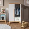 Vitalispa Kinderkleiderschrank Weiß/Artisan 70 x 120 cm, Malia Bild 4
