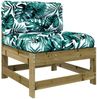 vidaXL 7-tlg. Garten-Lounge-Set mit Kissen Imprägniertes Kiefernholz 3185975 Bild 4