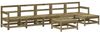 vidaXL 7-tlg. Garten-Lounge-Set mit Kissen Imprägniertes Kiefernholz 3185975 Bild 3
