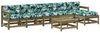 vidaXL 7-tlg. Garten-Lounge-Set mit Kissen Imprägniertes Kiefernholz 3185975 Bild 2