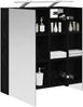 vidaXL Badezimmerspiegelschrank Schwarz Eichen-Optik 60 x 14,5 x 70 cm 889064 Bild 3