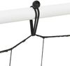vidaXL Fußball-Rebounder Weiß & Schwarz 184x61x123 cm Stahl & PE 93735 Bild 5