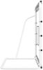 vidaXL Fußball-Rebounder Weiß & Schwarz 184x61x123 cm Stahl & PE 93735 Bild 4