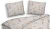 Heckett & Lane Flanell Bettwäsche 135x200 Rosalie grey Ornamente Trauben sand Bild 5