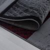 Kurzflor Teppich Pago Läufer - 80x300 cm - Rot Bild 3