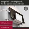 Paulmann 71100 LED Wandleuchte Halina USB C Weiss matt 2700K Bild 3