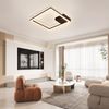 ZMH LED Deckenleuchte warmweiß moderne Flurlampe schwarz 12W 3000K Bild 5