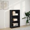 vidaXL Bücherregal Schwarz 60x24x109 cm Holzwerkstoff 857804 Bild 3
