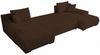 storez24 Ecksofa Ellen U, mit Bettkasten und Schlaffunktion, Cordstoff, U-Form, bequem Bild 4
