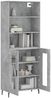 vidaXL Highboard Betongrau 69,5x34x180 cm Holzwerkstoff 3189337 Bild 3