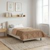 vidaXL Winterbettdecke Taupe 135 x 200 cm Mikrofaser und Teddy-Fleece 42026349 Bild 4