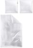 Irisette Mako-Satin uni Bettwäsche Set uni Paris 8000 weiss 200x200 cm + 2 x Kissenbezug 80x80 cm Bild 2