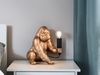 Tischleuchte, Affe, gold, E14, Schnurschalter, H 23 cm Bild 5