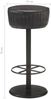 vidaXL Barhocker Schwarz Echtleder 321872 Bild 5