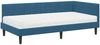 vidaXL Eckbettgestell mit Matratze mit Kopfteil 2 pcs Blau Samt 3393967 Bild 4