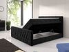 Boxspringbett Chaves Lux, Schwarz, 160x200 cm Bild 2