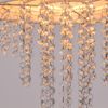 ZMH Hängelampe Wohnzimmer Pendelleuchte Schlafzimmer - Hängeleuchte E27 Kristall Stoff Esstischlampe Hängend Modern Esszimmerlampe Esszimmer Pendellampe Design Weiß für Esstisch (Ohne Leuchtmittel) Bild 5