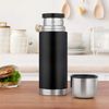 Isolierflasche 350 ml Edelstahl schwarz Bild 5