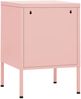 vidaXL Nachttisch Rosa 35x35x51 cm Stahl 336211 Bild 5