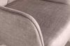 Drehbarer Stuhl ATHENA taupe Samt Armlehnen Esszimmer Taschenfederkern Metall Bild 5