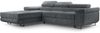 AX LIVING Dunkelgrau Cord Couch L Form – Arborio L Wohnlandschaft 280cm Bild 2