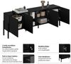 OTTO home Kommode Jukon,Breite 200 cm, moderne grifflose Kommode,4 Türen, Sideboard, Anrichte viel Stauraum, push-to-open-Funktion Bild 3