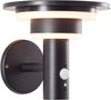 Brilliant AG Leuchten G40405-06 Garvina LED Außenwandleuchte Solar Bewegungsmelder schwarzz Bild 5
