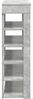 vidaXL Schuhregal Betongrau 80x30x98 cm Holzwerkstoff 859935 Bild 5