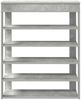 vidaXL Schuhregal Betongrau 80x30x98 cm Holzwerkstoff 859935 Bild 4