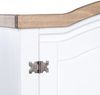 vidaXL Kleiderschrank Mexiko-Stil Kiefernholz 2 Türen Weiß 282620 Bild 5