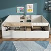 Flieks Daybett, Hydraulisches Tagesbett Kinderbett 90x200cm mit USB/Type-C & Stauraum Bild 3