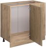 Eckunterschrank R-Line Artisan-Eiche 86 cm AP Marmor Vicco Bild 4