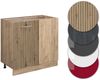 Eckunterschrank R-Line Artisan-Eiche 86 cm AP Marmor Vicco Bild 5