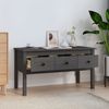 Couchtisch Grau 102 x 49 x 55 cm Massivholz Kiefer [820943] Bild 3