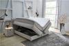 'Carla' Boxspringbett, Stoff beige, 180x200 cm Bild 4