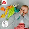 Fehn Schmusetuch DoBabyDoo, Fuchs Deluxe, mit Befestigungsring für Schnuller Bild 2