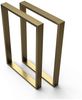 sossai® Tischgestell Stahl Tischkufen 50-70cm x 72cm in Gold (2-St) Bild 5
